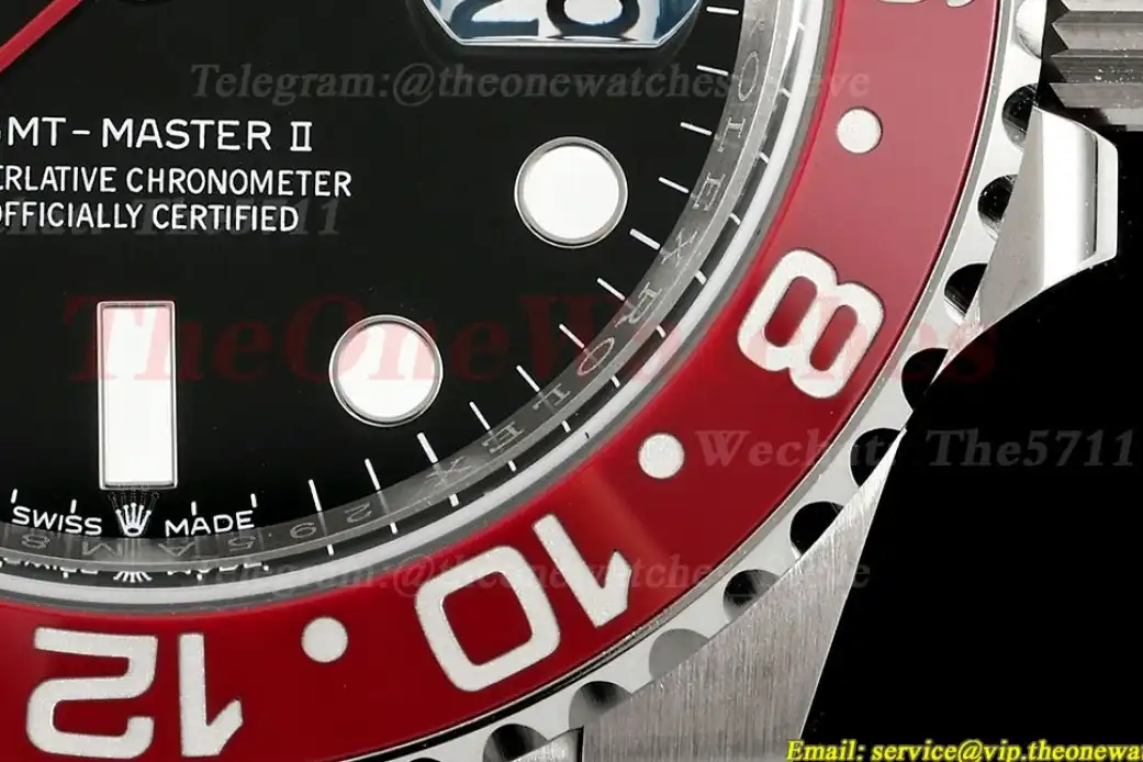 GMT Master II 126710 Pepsi Jub 40mm SS SS Black Dial EWEF V2 SH3285