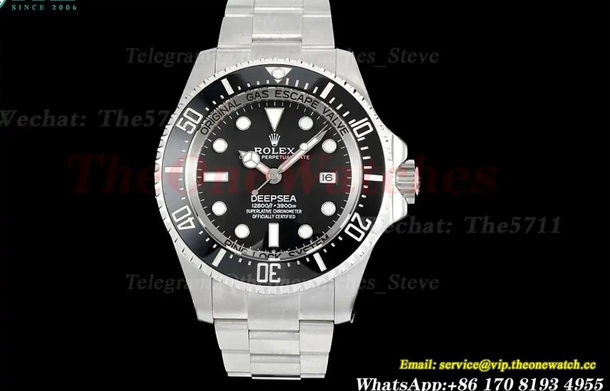 DeepSea 136660 44mm SS SS Black DIal EWEF A3235