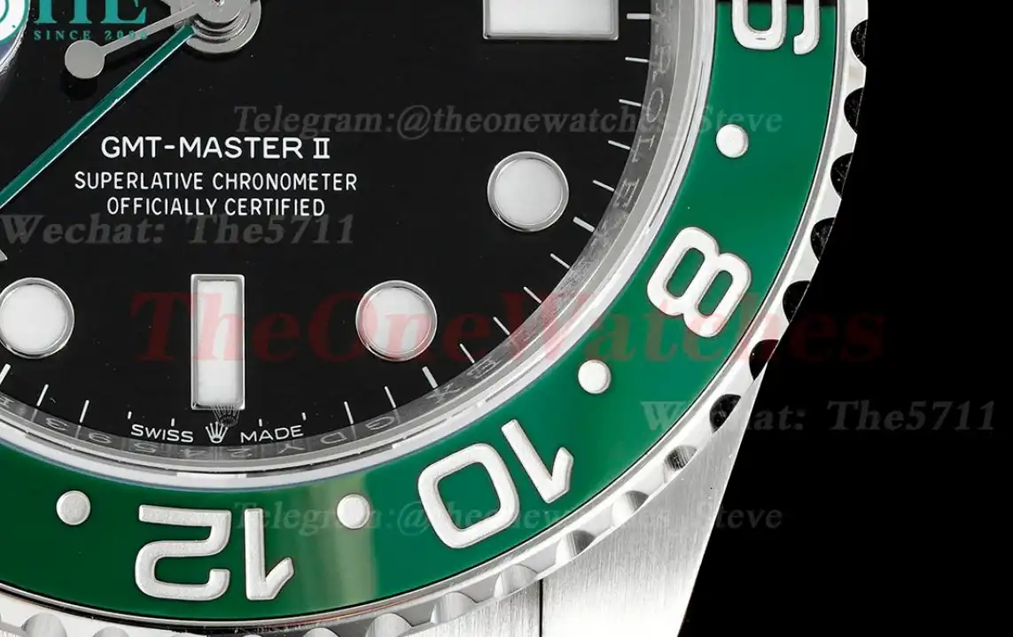 GMT Master II 126720 Sprite 40mm Oys SS SS Black Dial C+S VR3285