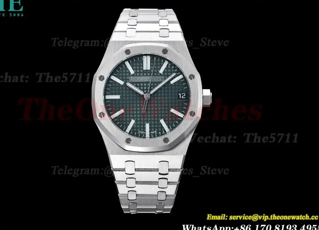 Royal Oak 41mm 15500 SS SS Green MPF A4302 Mod