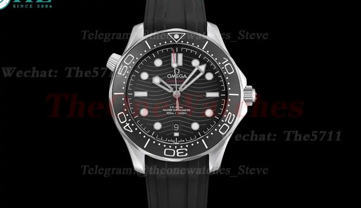 Seamaster 300m 42mm SS RU Black Dial GDF MY8215