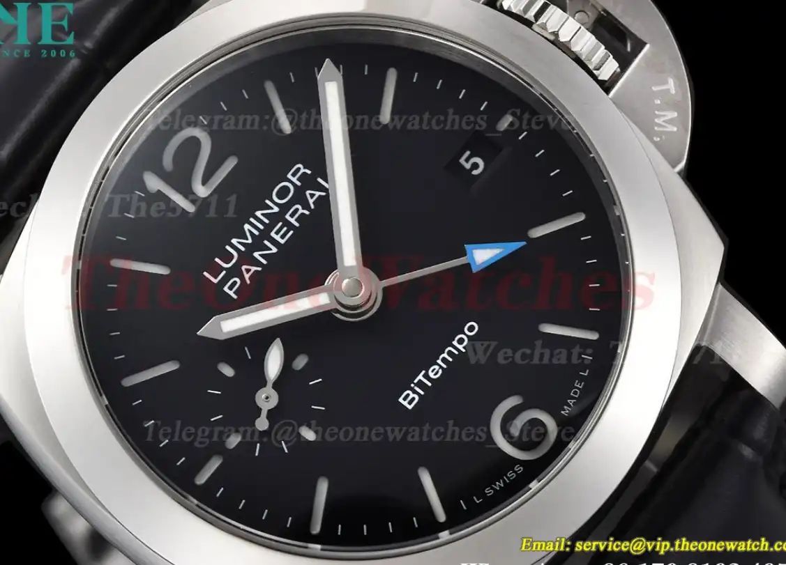 Luminor PAM1365 Bitempo GMT 40mm SS LE Black Dial VSF P900