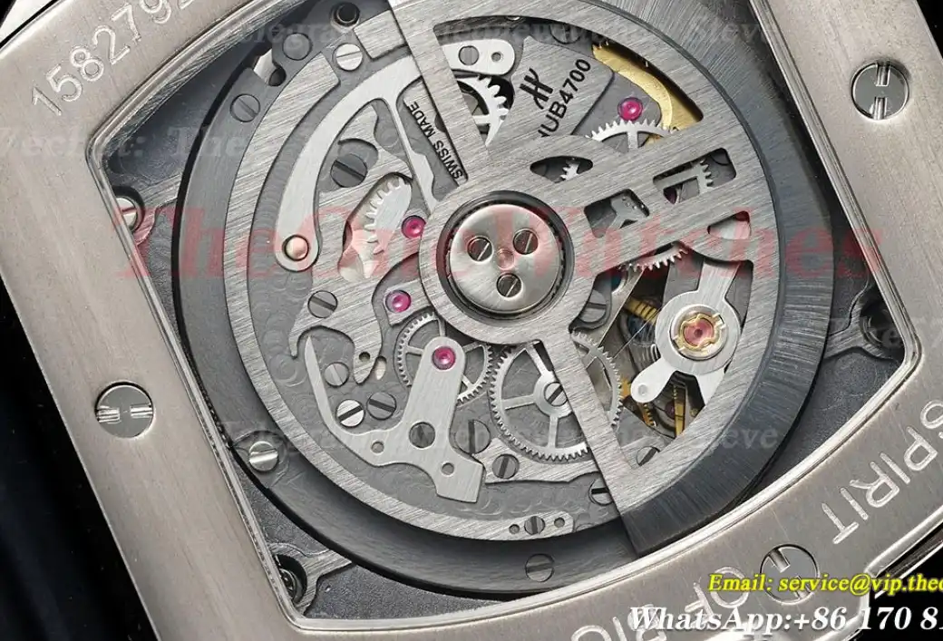 Spirit of Big Bang Chrono 42mm TI RU Skeleton Dial BBF A7750 Mod