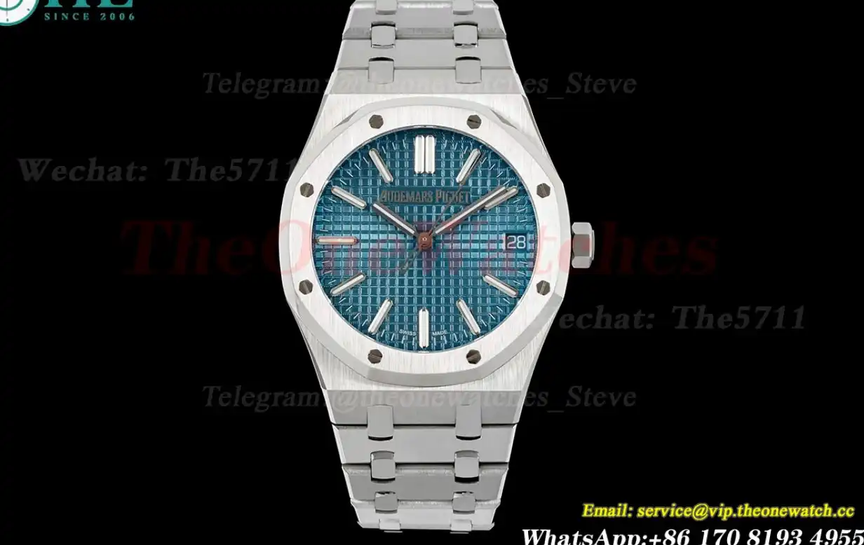 Royal Oak 41mm 15510 SS SS Blue Stk IPF A4302 Super Clone