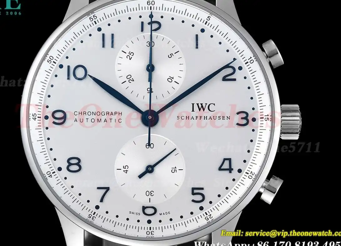 Portuguese Chrono 41mm SS LE White Num ZF V2 A7750