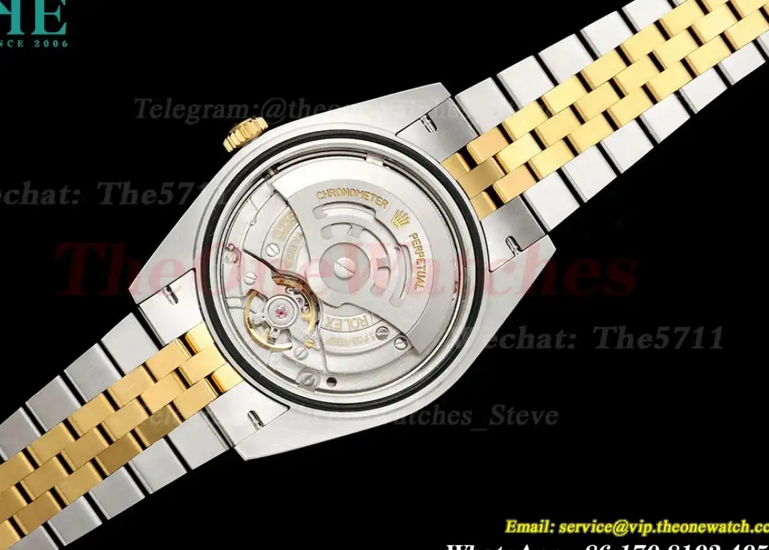 Datejust 126333 41mm Jub YG SS Gold Textured Stk EWEF A3235