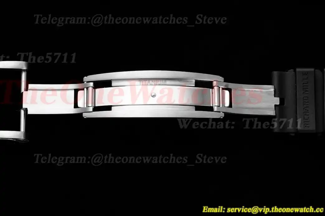 RM055 NTPT RU  White Blk Rehaut on Black Rubber Strap ZF RMUL2 Super Clone