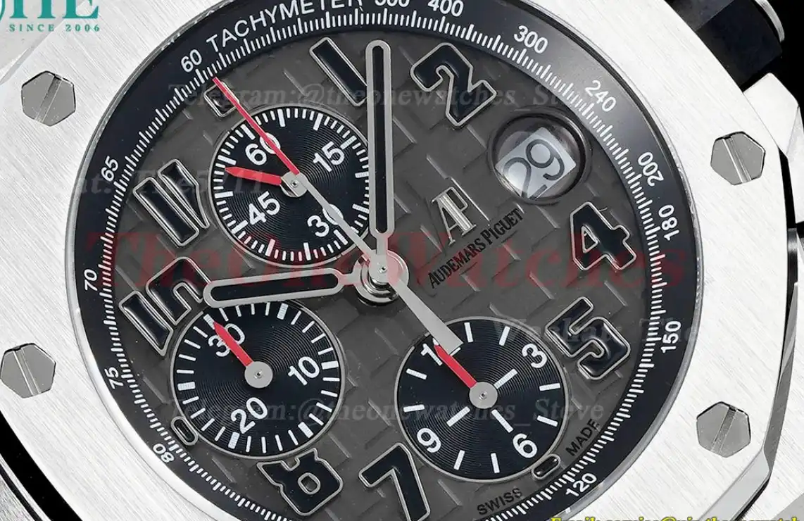 Royal Oak Offshore 42mm SS SS Grey Blk APF A7750