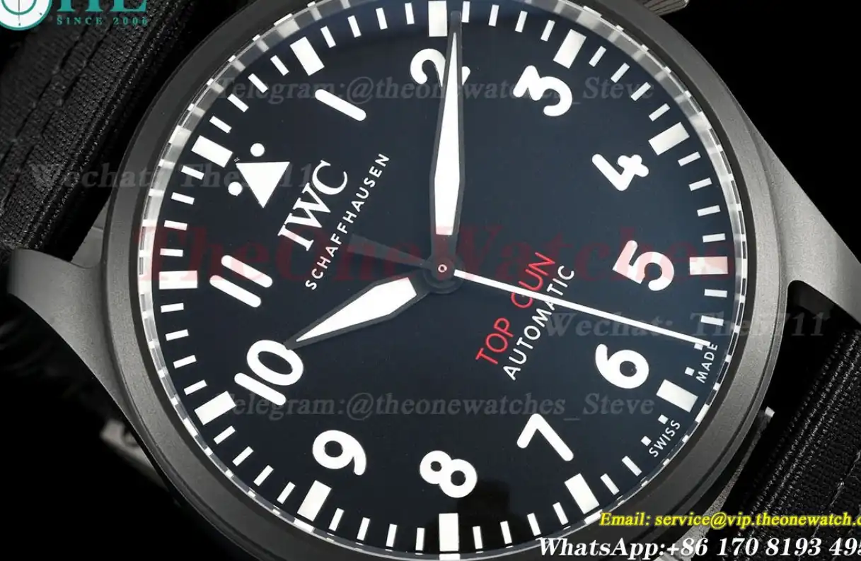 Big Pilot Top Gun 43mm Cer LE Black Dial M+ 8N24