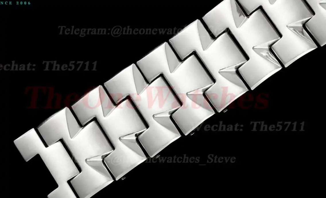 Overseas 6000V 42.5mm SS SS White Stk EURF Tourb