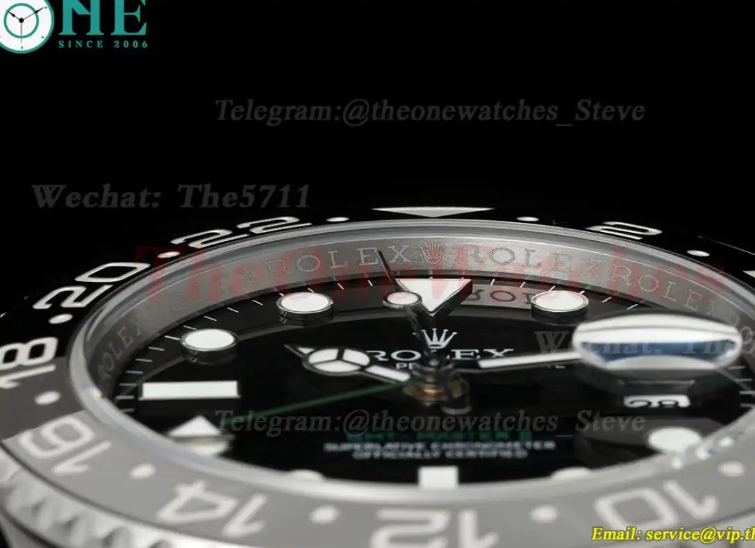 GMT Master II 126710 Bruce Wayne Jub 40mm SS SS Black Dial EWEF V2 SH3285