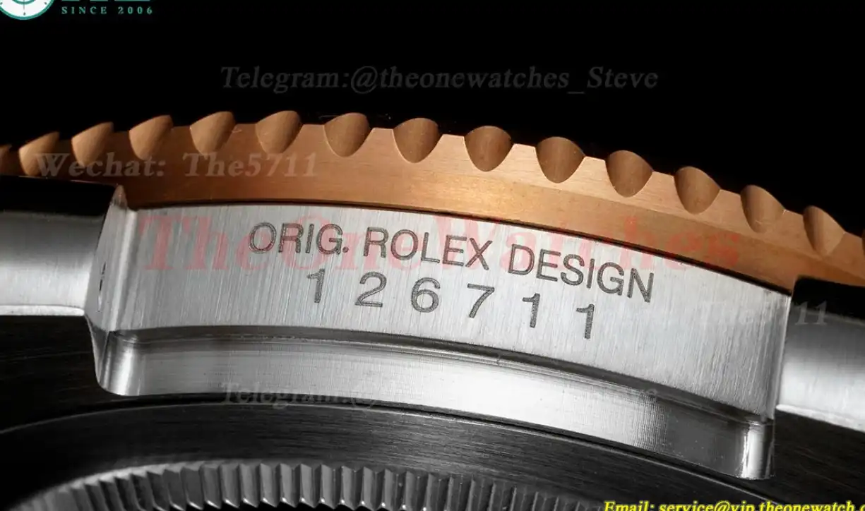 GMT Master II 126711 CHNR Rootbeer Oys 40mm RG SS Black Dial QF VR3285