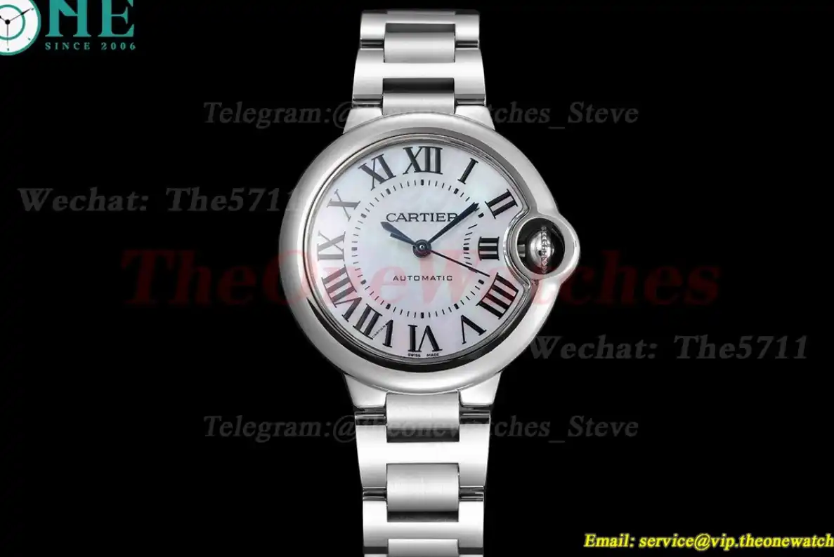 Ballon Bleu De Cartier 33mm SS SS Mop Rmn GDF NH05