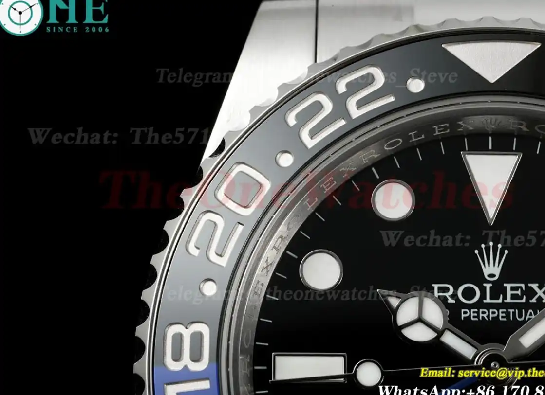 GMT Master II 126710 Batman Oys 40mm SS SS Black Dial THBF SH3285