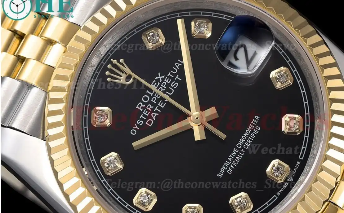 Datejust 126233 36mm Jub SS YG Black Dial GDF MY8215