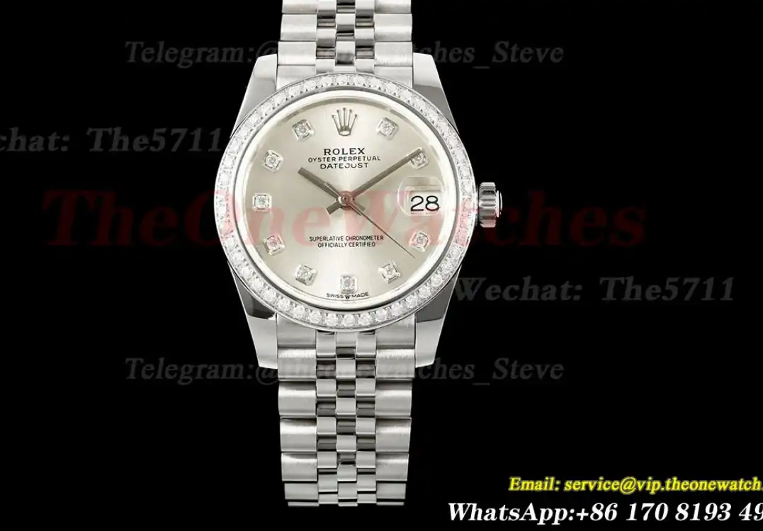 Datejust 278274 31mm Jub Dia SS SS Silver Dia JARF A2236