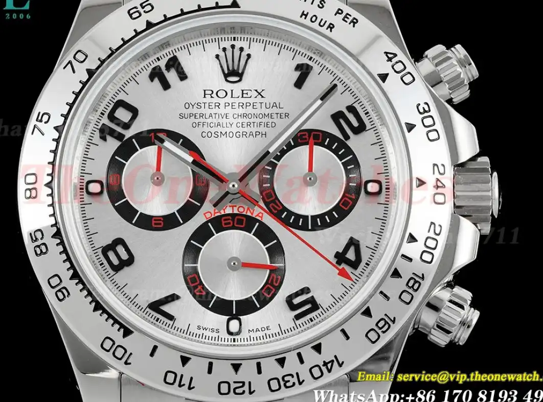 Daytona 116509 40mm SS SS Silver Dial OMF A7750