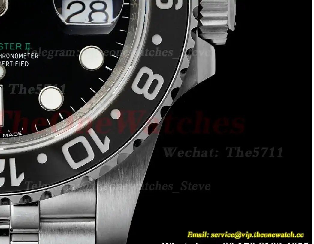 GMT Master II 126710 Bruce Wayne Jub 40mm SS SS Black Dial QF VR3285