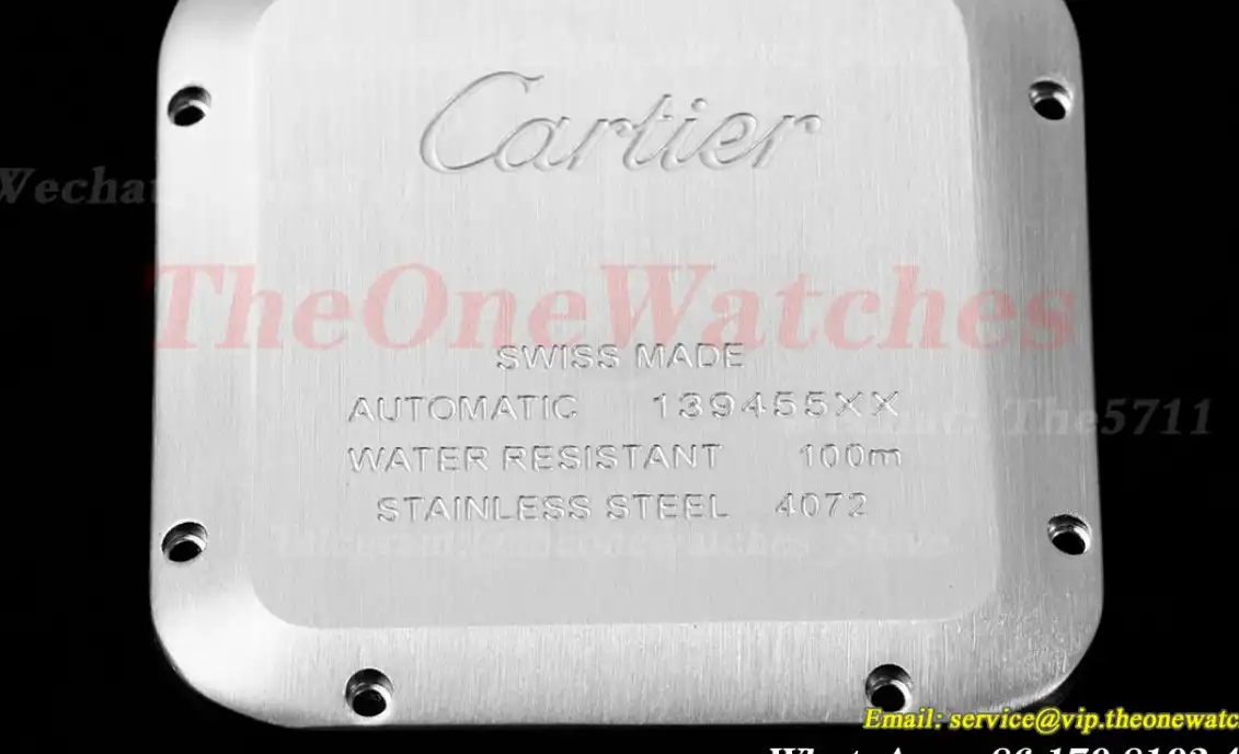 Santos De Cartier 40mm XL Yellow SS LE White Dial AF MY9015