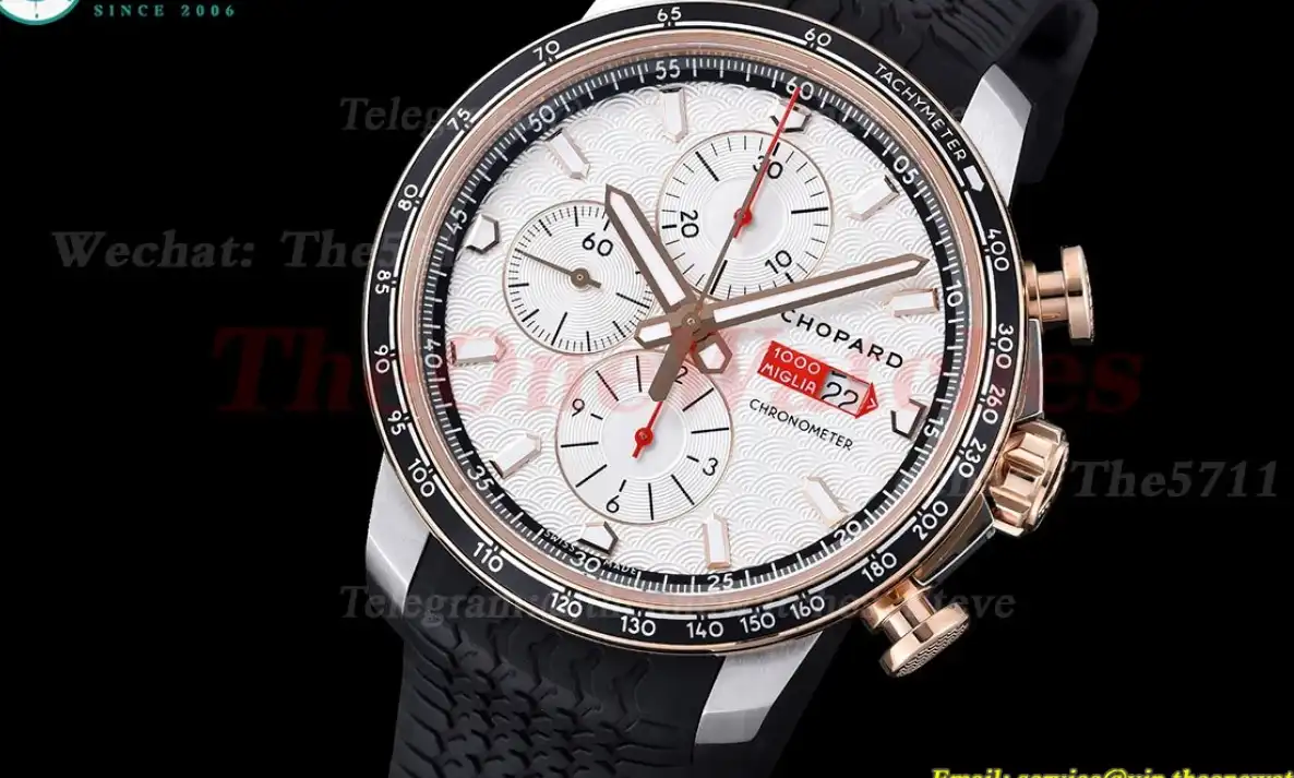 Mille Miglia Race 44mm SS RU White Dial V7F A7750