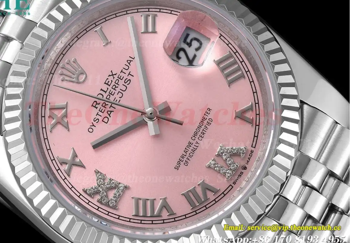 Datejust 126234 36mm Jub SS SS Pink Rmn GDF MY8215