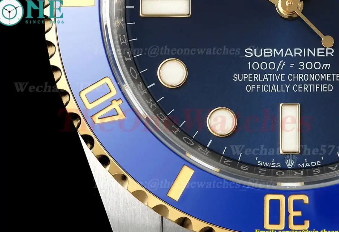 Submariner 126613LB 41mm SS YG Blue Dot EWEF A3235