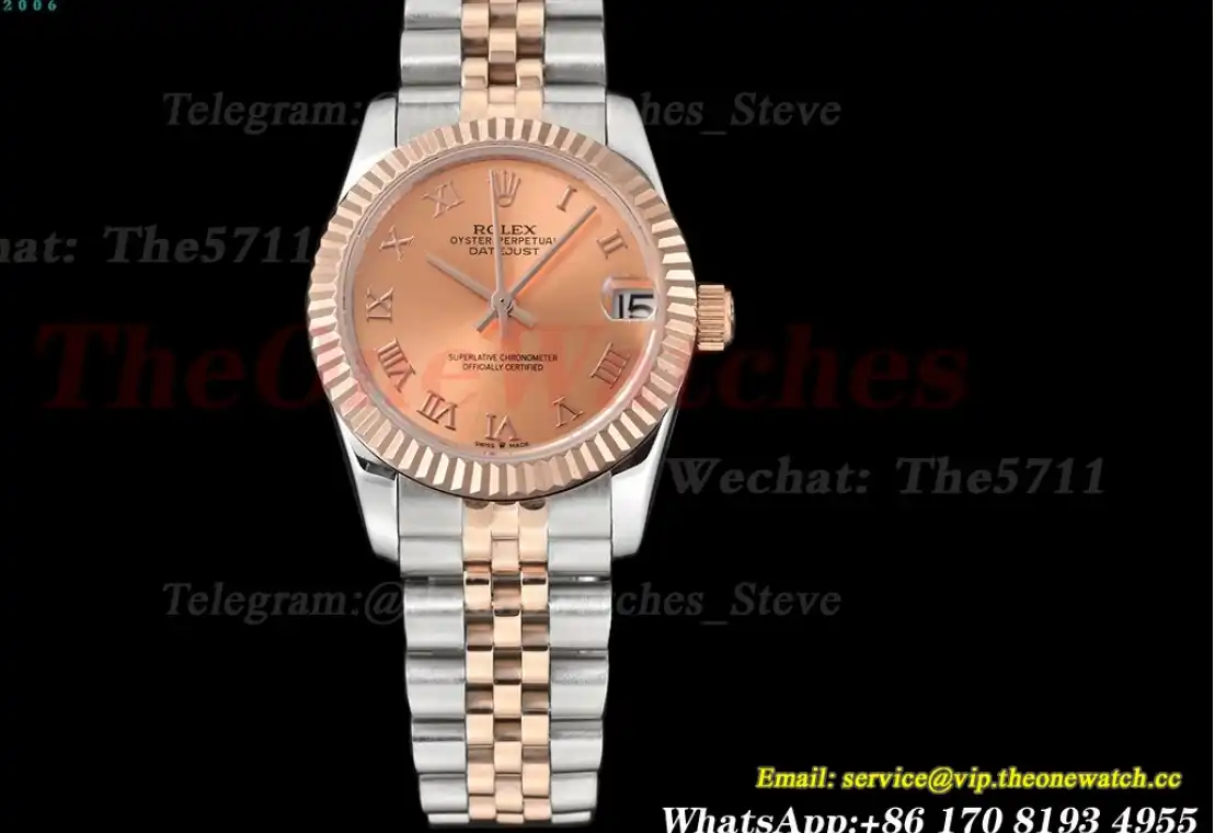 Datejust 28mm RG SS Rose Gold Rmn GDF MY8215