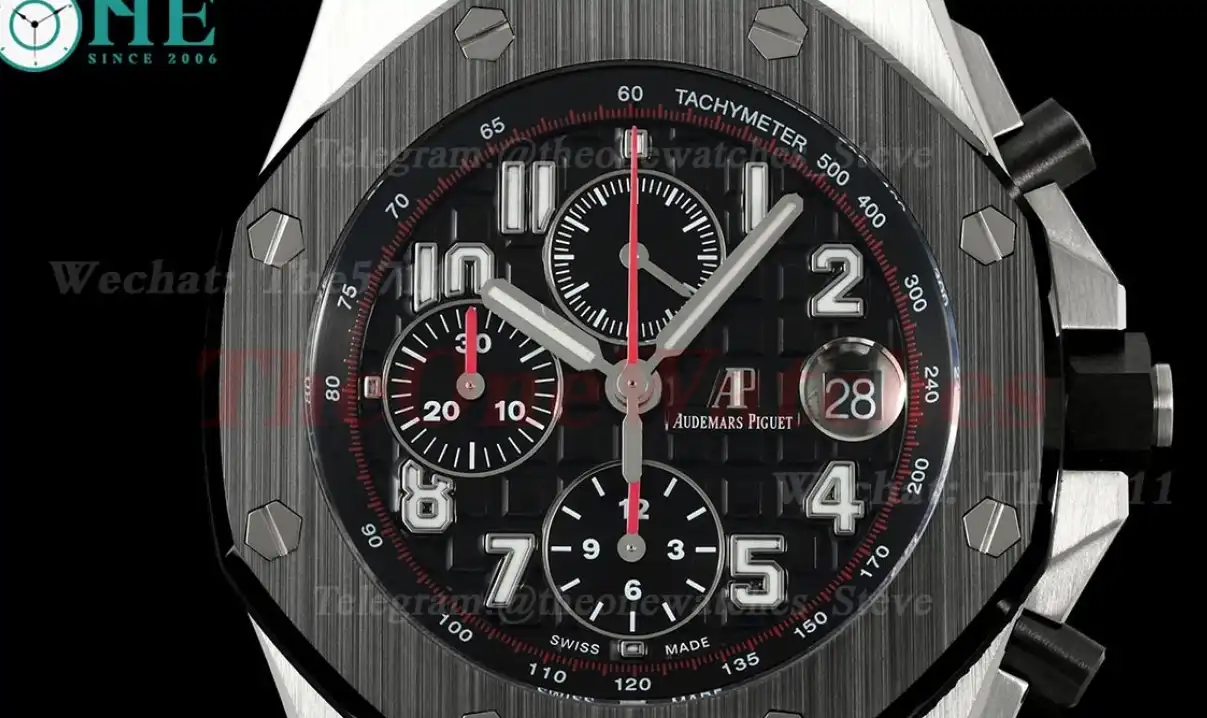 Royal Oak Offshore 26470SO 42mm SS RU Black Dial TKF A7750