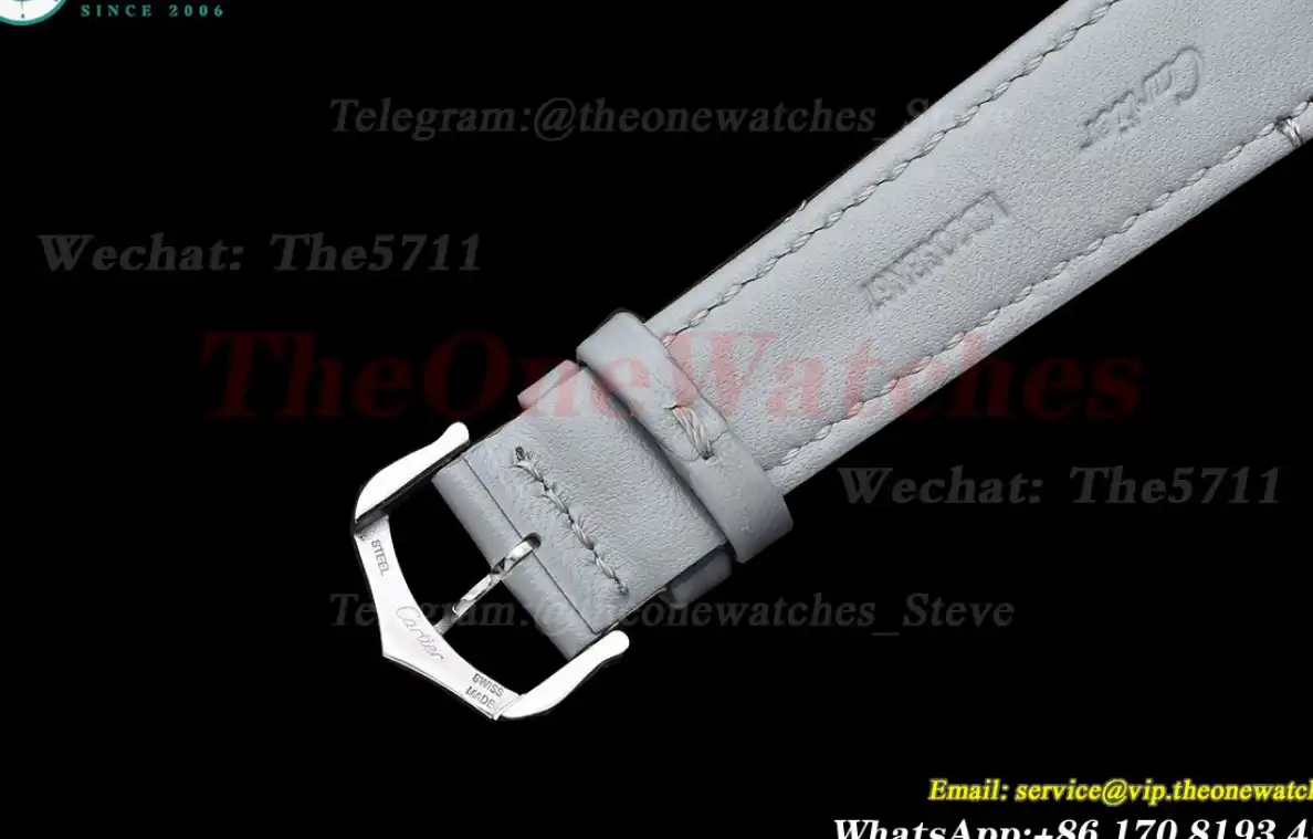 Tank Must SS LE White Dial On Grey Leather Strap K11F Quartz