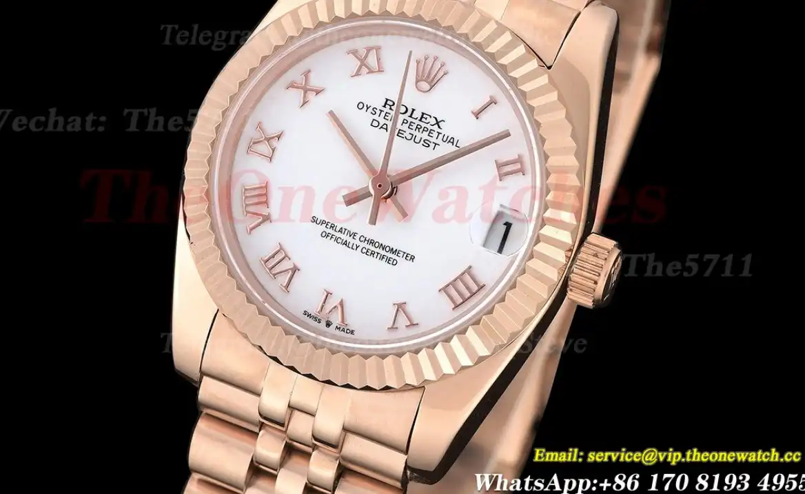 Datejust 31mm RG RG White Rmn GDF MY8215