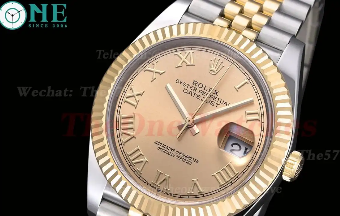 Datejust 126333 41MM YG SS Rose Gold Rmn EWEF A3235