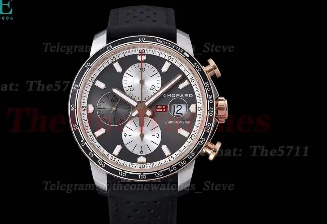 Mille Miglia Race 44mm RG LE Grey White Dial V7F A7750