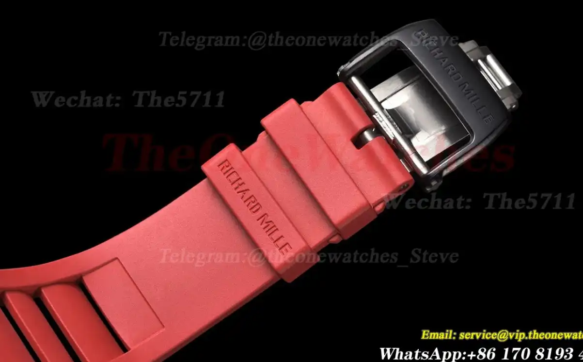 RM035-02 NTPT RU Skeleton Dial on Red Strap ZF V5 NH05A