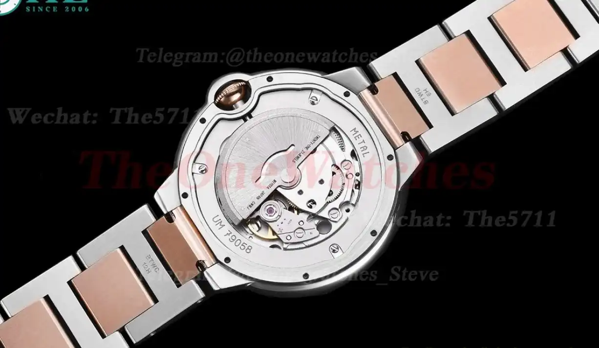 Ballon Bleu De Cartier 42mm RG SS White Rmn GDF MY8215