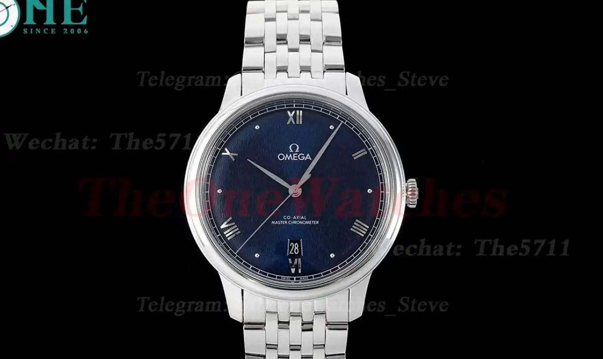 De Ville Prestige Man's 40mm SS SS Blue Dial VSF A8800