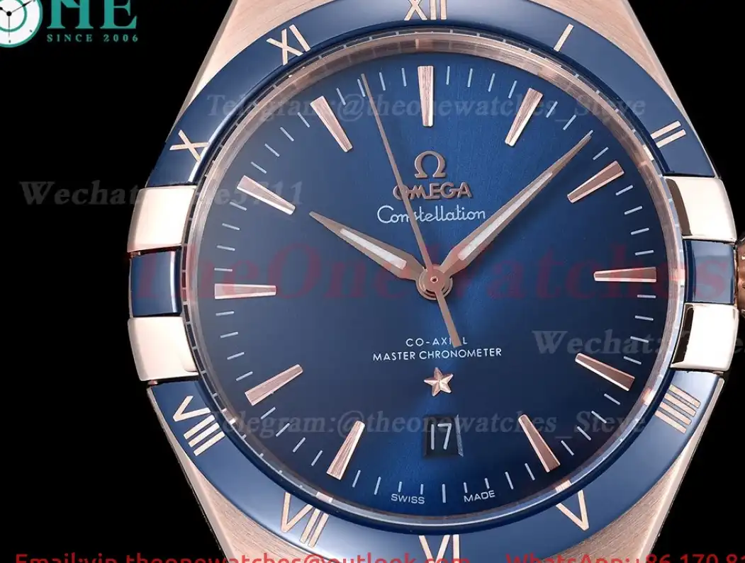 Constellation 41mm Blue Cer RG LE Blue Dial GDF MY8215