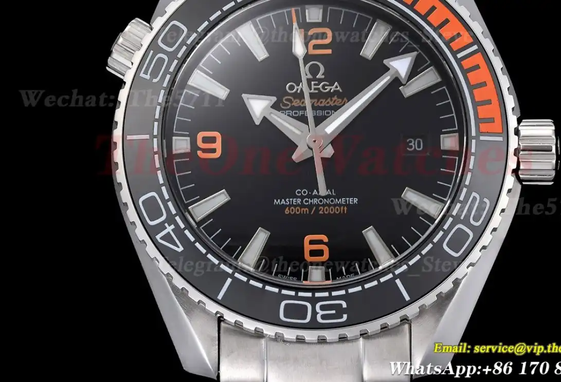 Seamaster 600m 43mm SS SS Black Dial Oyster GDF MY8215