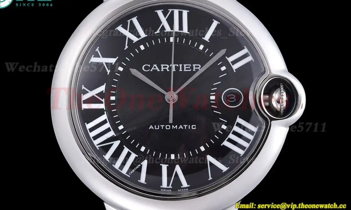 Ballon Bleu De Cartier 42mm SS SS Black Dial GDF MY8215