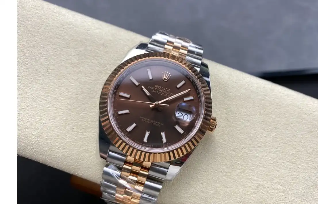 Datejust 126331 41mm Jub RG SS Brown Stk ARF SH3235(Tungsten Heavy Version)