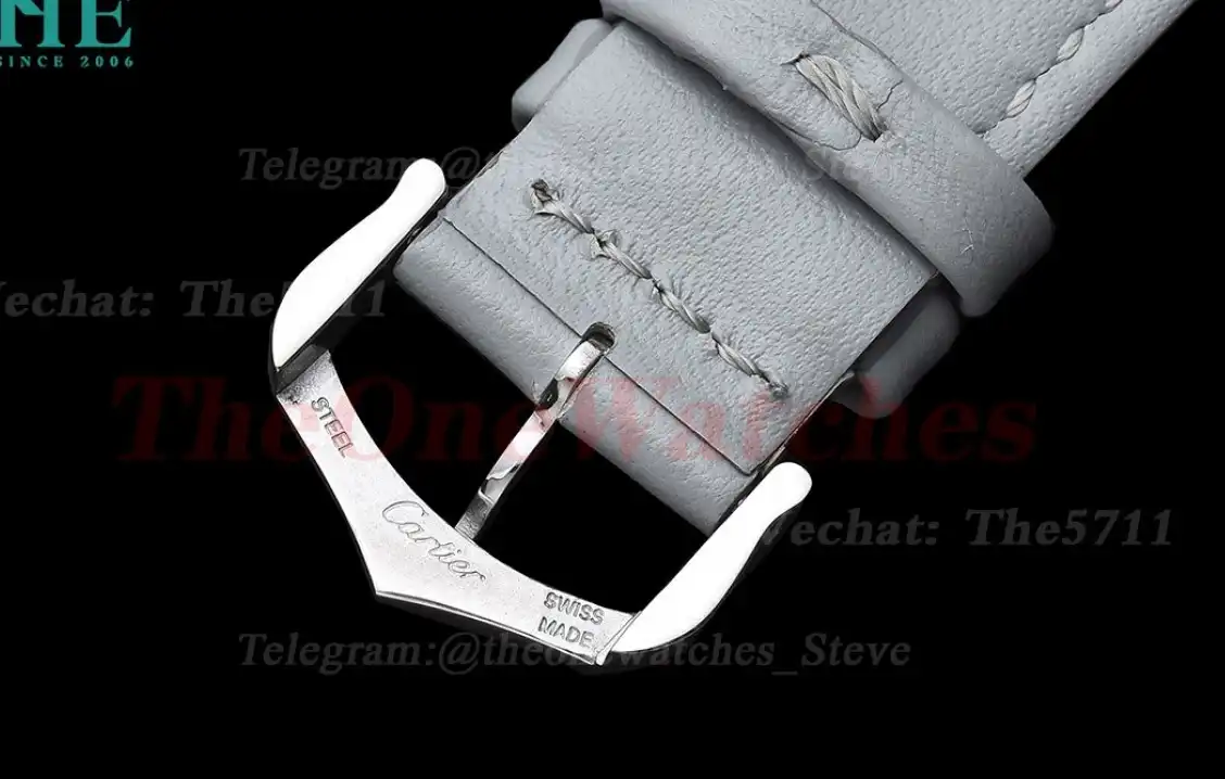 Tank Must SS LE White Dial On Grey Leather Strap K11F Quartz