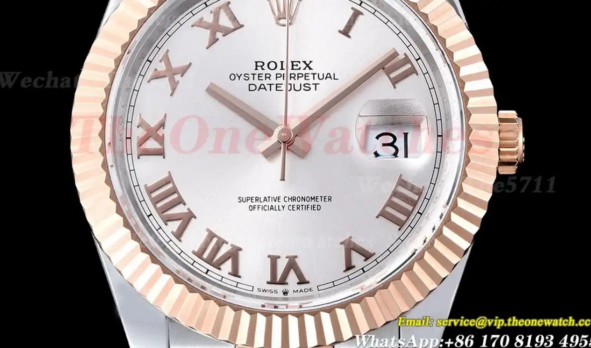 Datejust 126231 36mm White Rmn SS RG GMF A2824