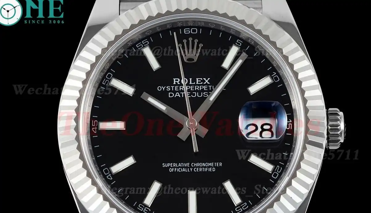 Datejust 126334 41mm Jub SS SS Black Stk EWEF A3235