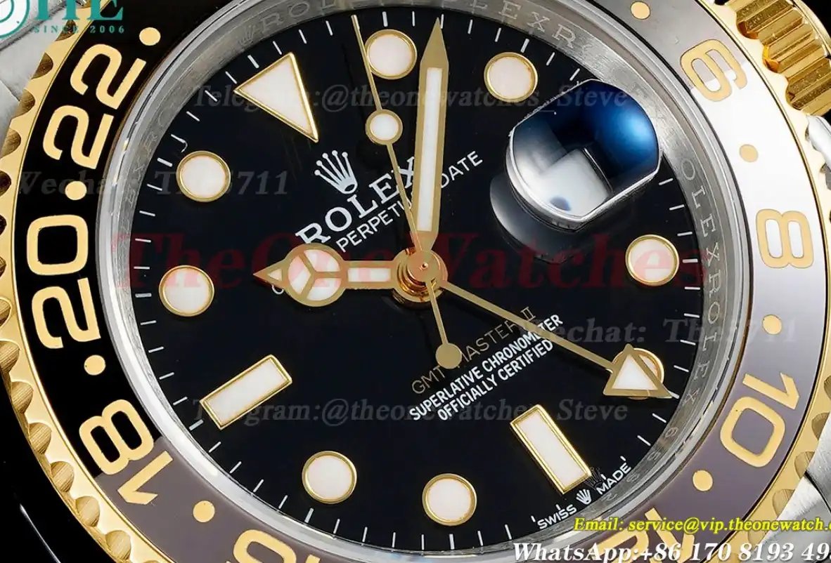 GMT Master II 126713 GRNR SS YG Black Brown APF VR3285