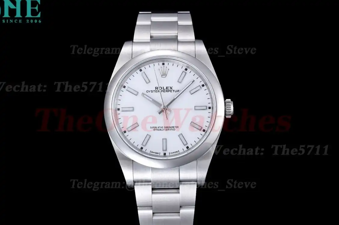 Oyster Perpetual 114300 39mm SS SS White EWF VR3132