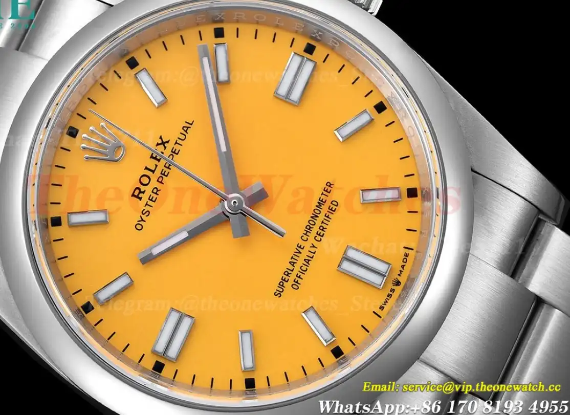 Oyster Perpetual 126000 36mm SS SS Yellow Dial EWF A3230