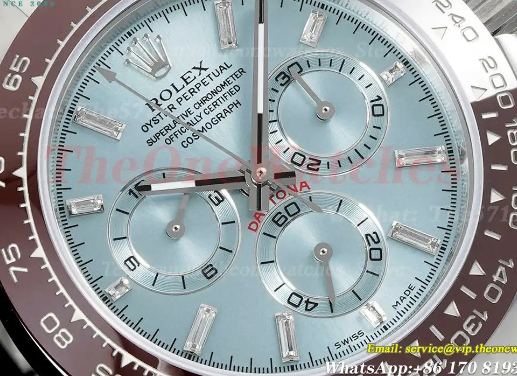 Daytona 116506 40mm SS SS Ice Blue Dia OMF A7750