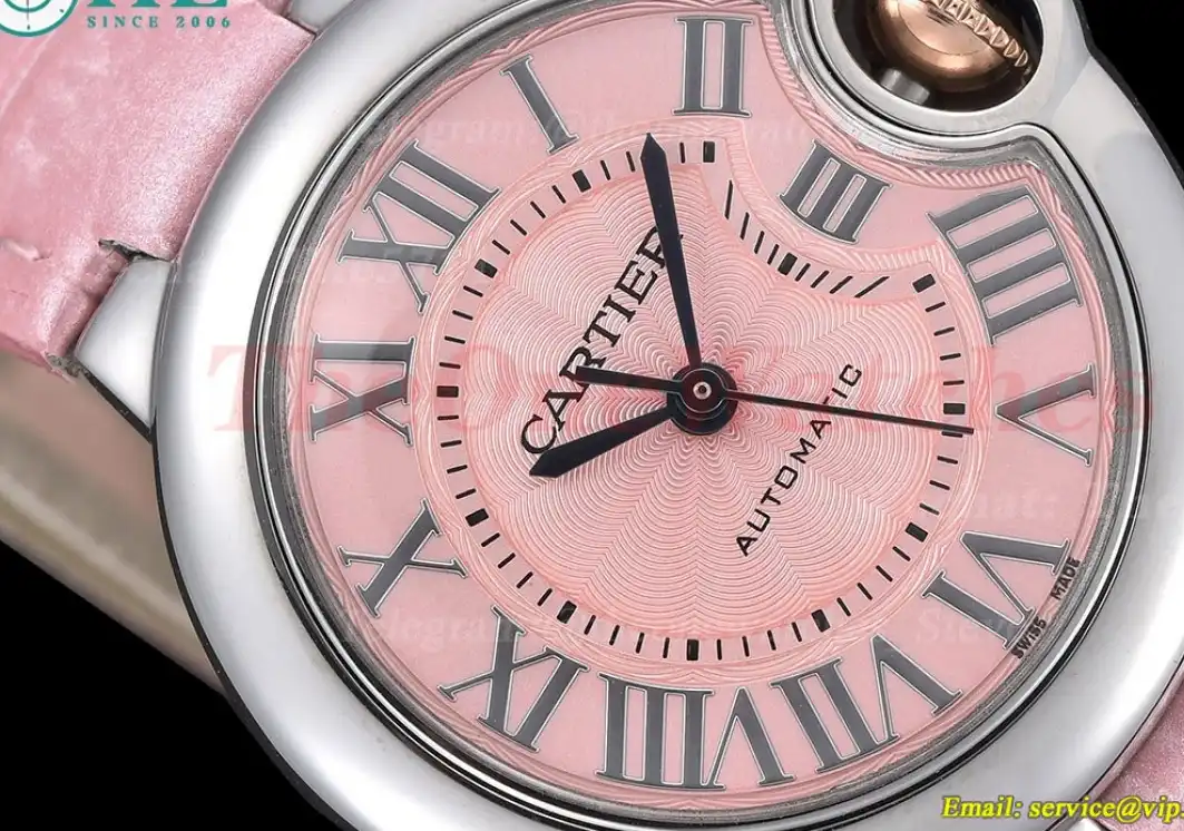 Ballon Bleu De Cartier 33mm SS LE Pink Dial GDF NH05