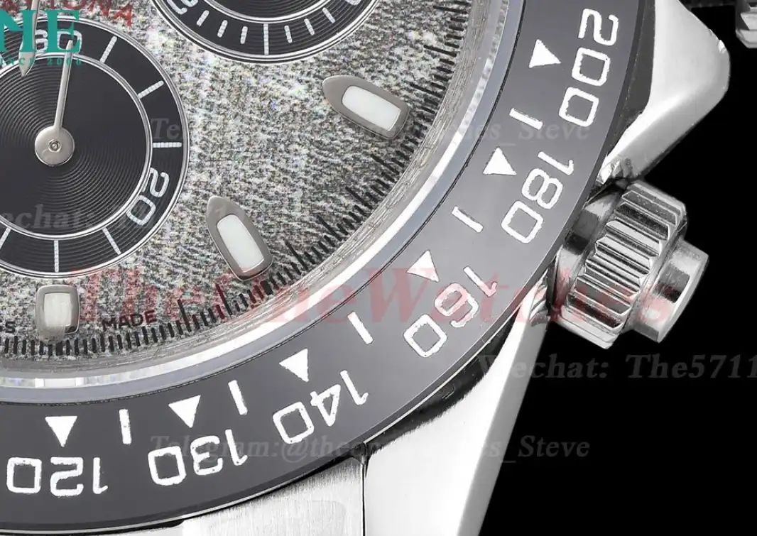 Daytona 40mm SS SS O Meteorite Dial GDF A3836