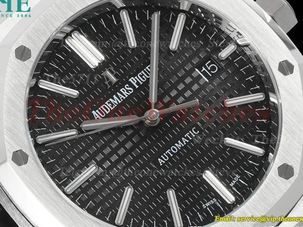 Royal Oak 15400 SS RU Black Dial APSF SA3120 Super Clone