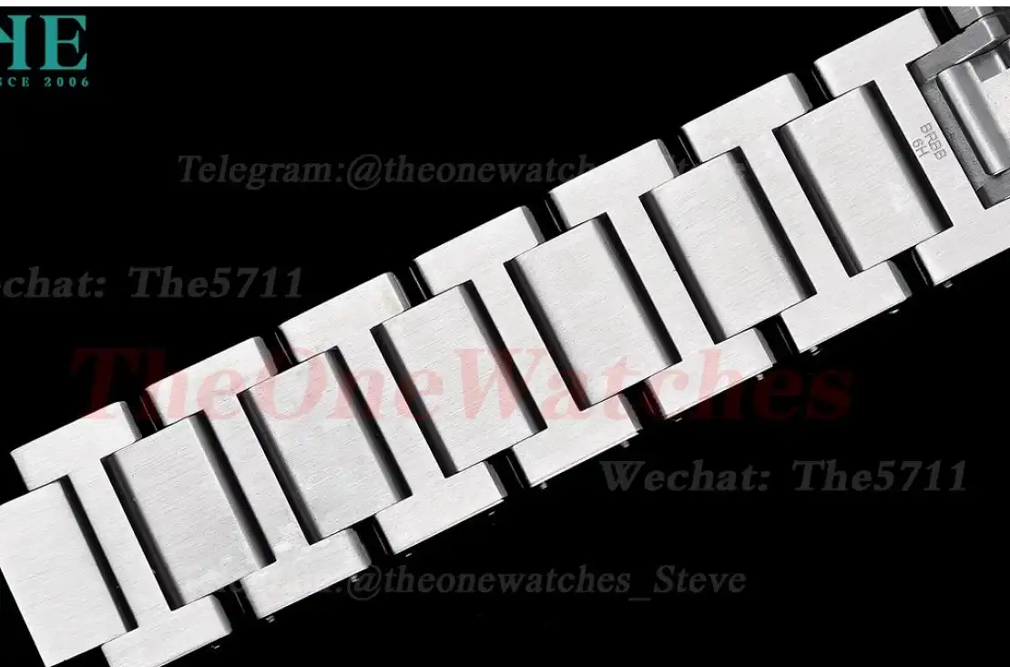 Tank Must 25.5MM White Dial On SS Bracelet K11F Quartz